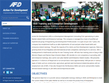 Tablet Screenshot of afd.com.np